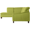 Canapé d'angle Max Winzer à gauche avec canapé 2,5 places à droite Aaron apfel