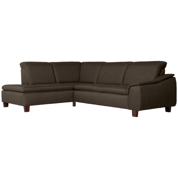 Max Winzer corner sofa left with sofa 2.5-seater right Aaron brown