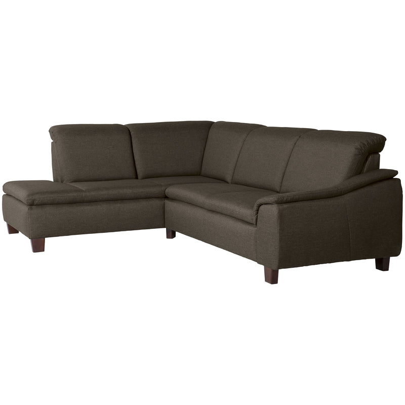 Max Winzer corner sofa left with sofa 2.5-seater right Aaron brown