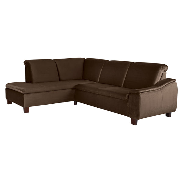 Max Winzer corner sofa left with sofa 2.5-seater right Aaron brown
