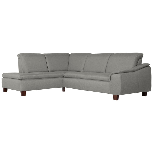 Max Winzer corner sofa left with 2.5-seater sofa right Aaron light grey