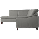 Max Winzer Ecksofa links mit Sofa 2,5-Sitzer rechts Aaron hellgrau