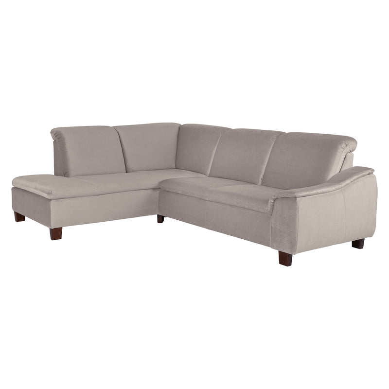 Max Winzer corner sofa left with sofa 2.5-seater right Aaron light grey