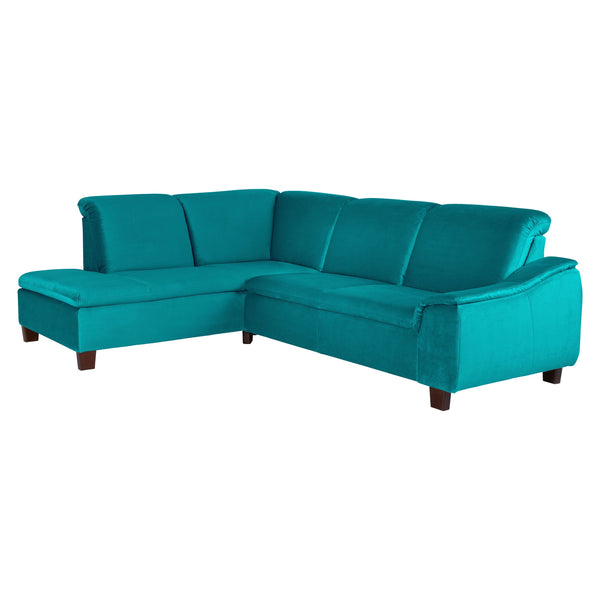 Max Winzer corner sofa left with sofa 2.5-seater right Aaron petrol
