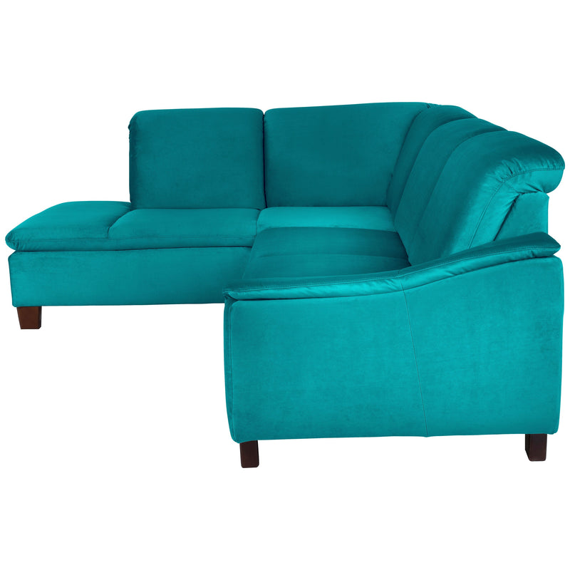 Max Winzer corner sofa left with sofa 2.5-seater right Aaron petrol