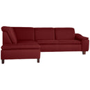 Max Winzer corner sofa left with sofa 2.5-seater right Aaron red