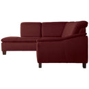 Max Winzer corner sofa left with sofa 2.5-seater right Aaron red