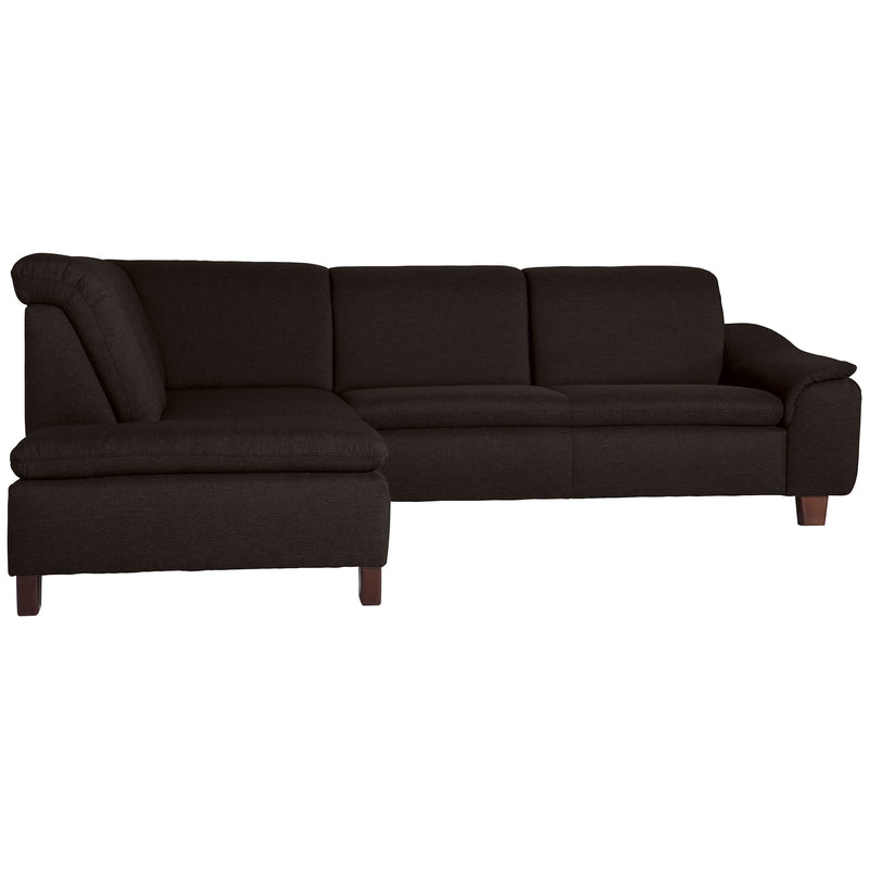 Max Winzer corner sofa left with sofa 2.5-seater right Aaron chocolate
