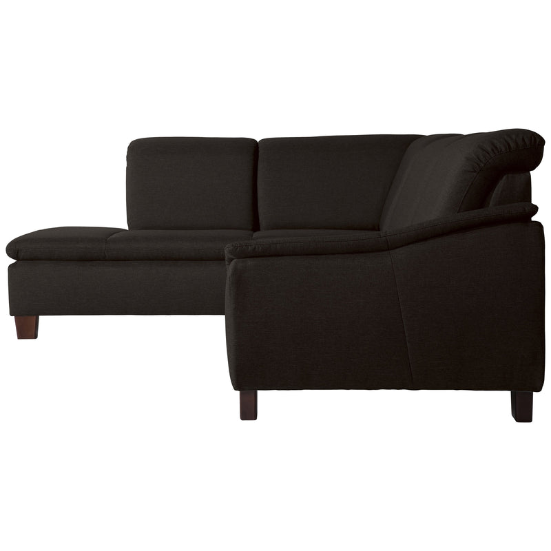 Max Winzer corner sofa left with sofa 2.5-seater right Aaron chocolate