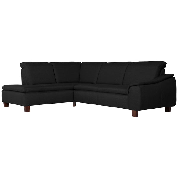 Max Winzer corner sofa left with sofa 2.5-seater right Aaron black