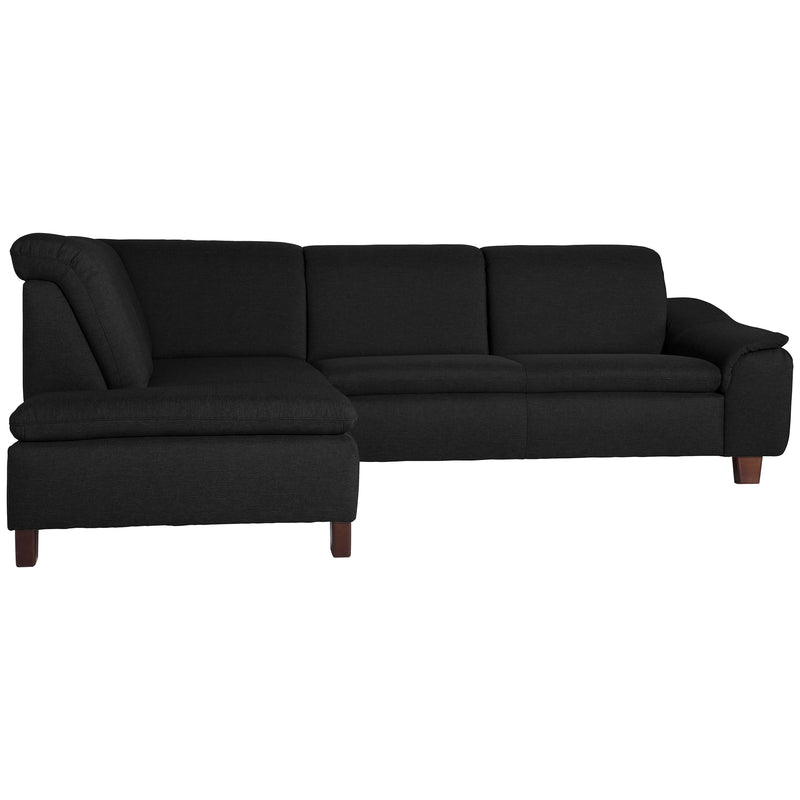 Max Winzer corner sofa left with sofa 2.5-seater right Aaron black