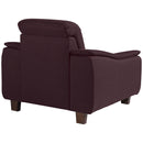 Fauteuil Max Winzer Aaron bordeaux