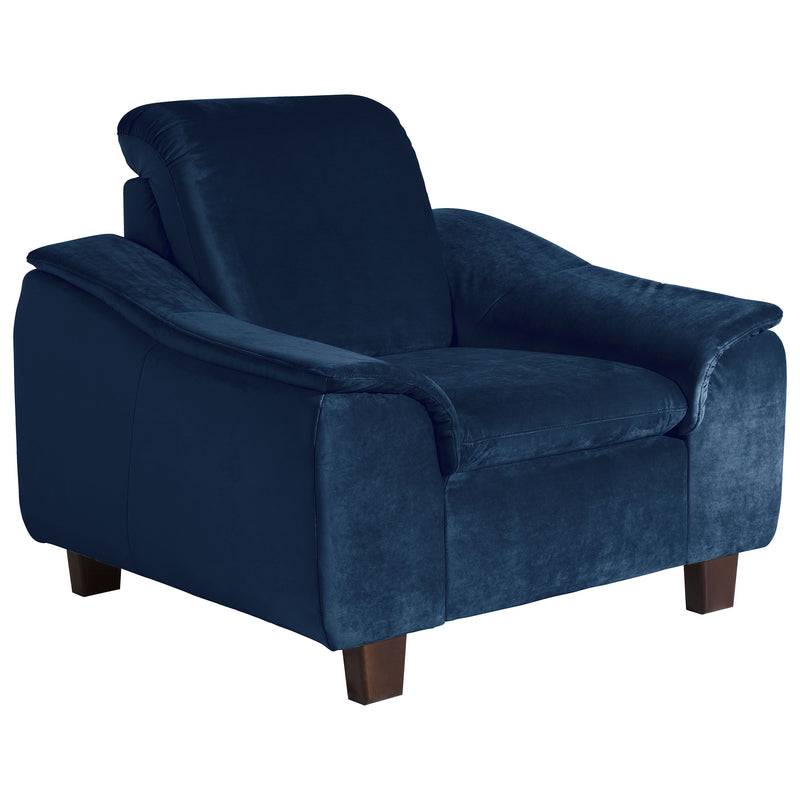 Max Winzer armchair Aaron dark blue