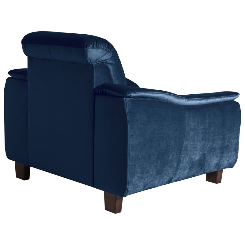 Max Winzer armchair Aaron dark blue