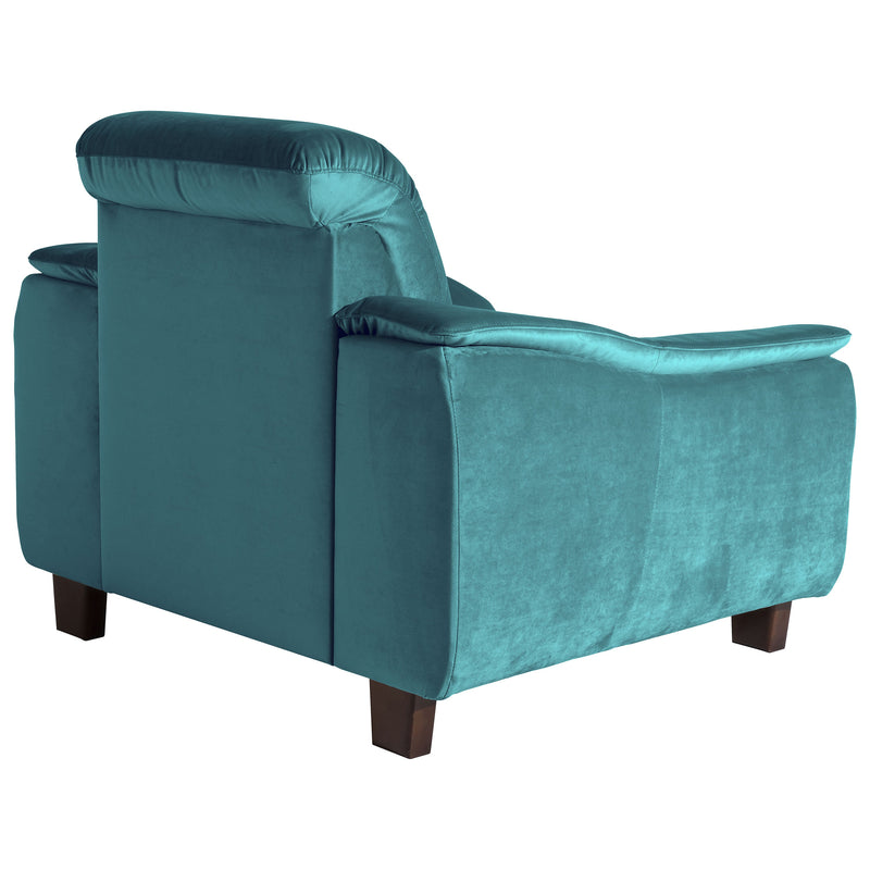 Max Winzer armchair Aaron petrol