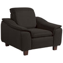 Fauteuil Max Winzer Aaron chocolat