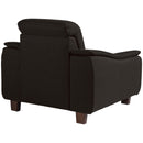 Fauteuil Max Winzer Aaron chocolat