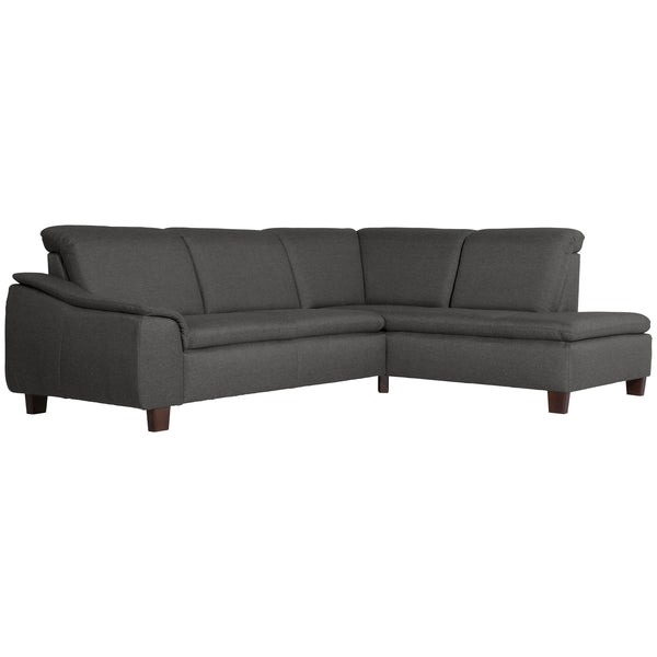 Max Winzer sofa 2.5-seater left with corner sofa right Aaron anthracite
