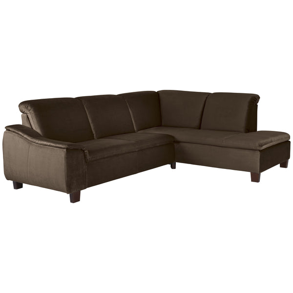 Max Winzer sofa 2.5-seater left with corner sofa right Aaron brown