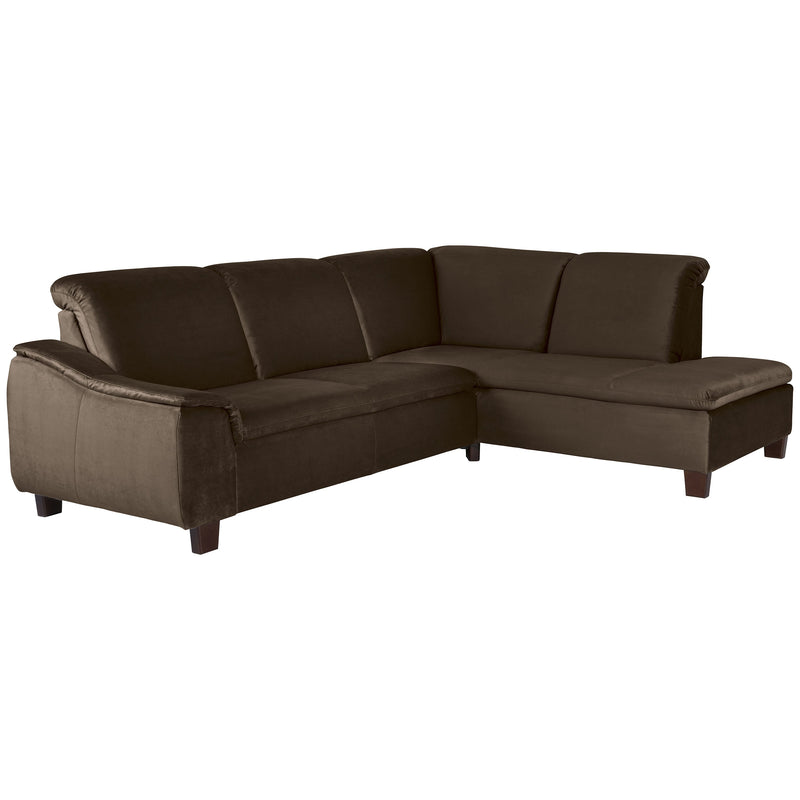 Max Winzer sofa 2.5-seater left with corner sofa right Aaron brown