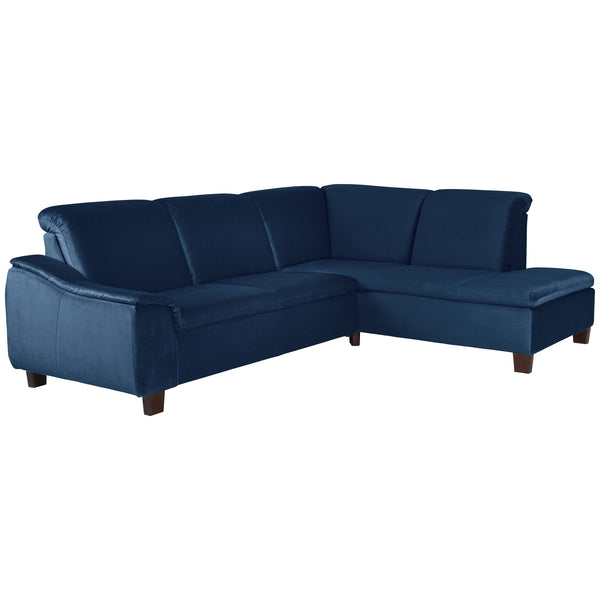 Max Winzer sofa 2.5-seater left with corner sofa right Aaron dark blue