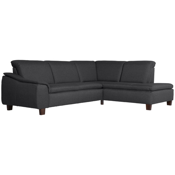 Max Winzer sofa 2.5-seater left with corner sofa right Aaron graphite