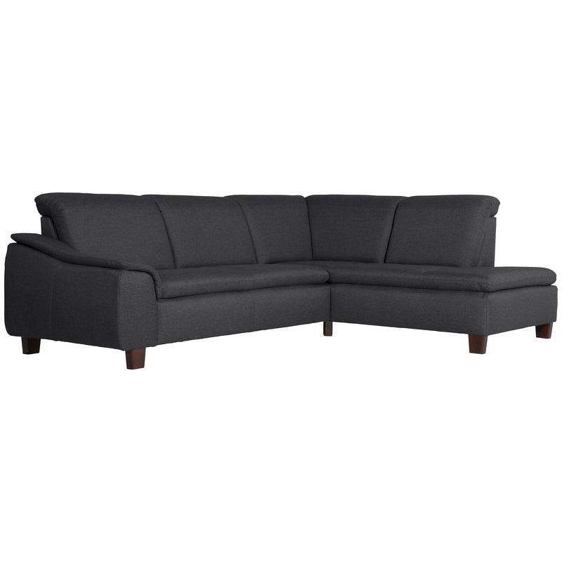 Max Winzer sofa 2.5-seater left with corner sofa right Aaron graphite