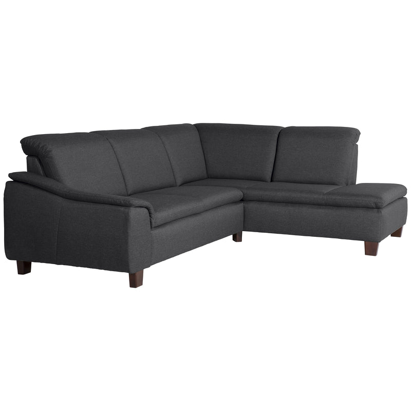 Max Winzer sofa 2.5-seater left with corner sofa right Aaron graphite