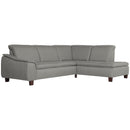 Max Winzer Sofa 2,5-Sitzer links mit Ecksofa rechts Aaron hellgrau