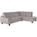 Max Winzer 2.5-seater sofa left with corner sofa right Aaron light grey