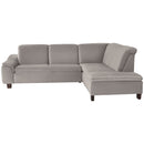 Max Winzer 2.5-seater sofa left with corner sofa right Aaron light grey