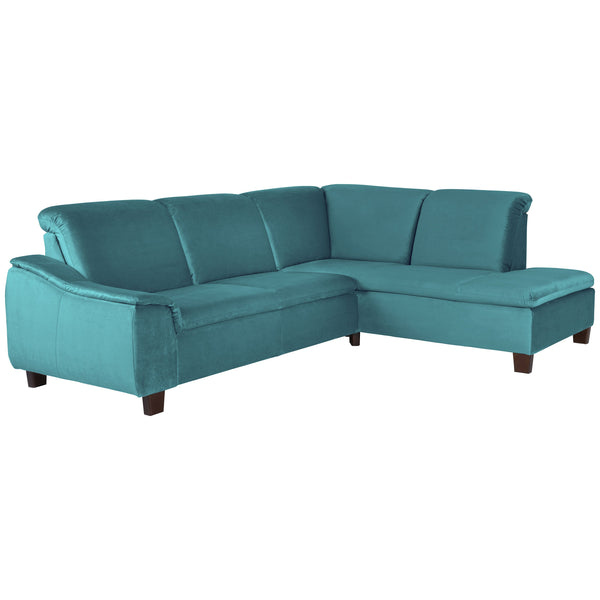 Max Winzer sofa 2.5-seater left with corner sofa right Aaron petrol
