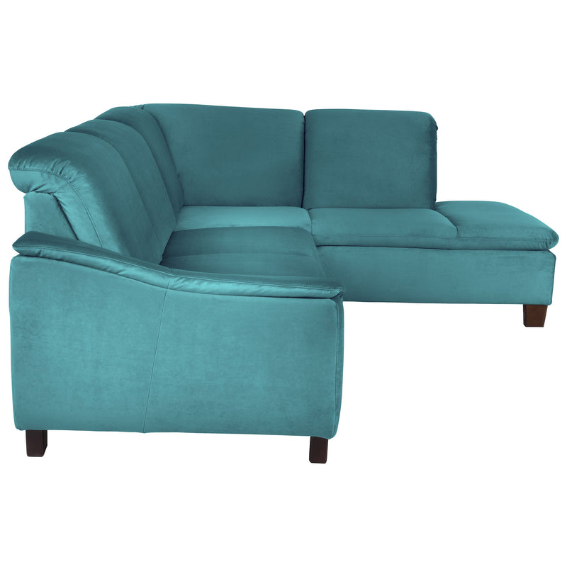 Max Winzer sofa 2.5-seater left with corner sofa right Aaron petrol