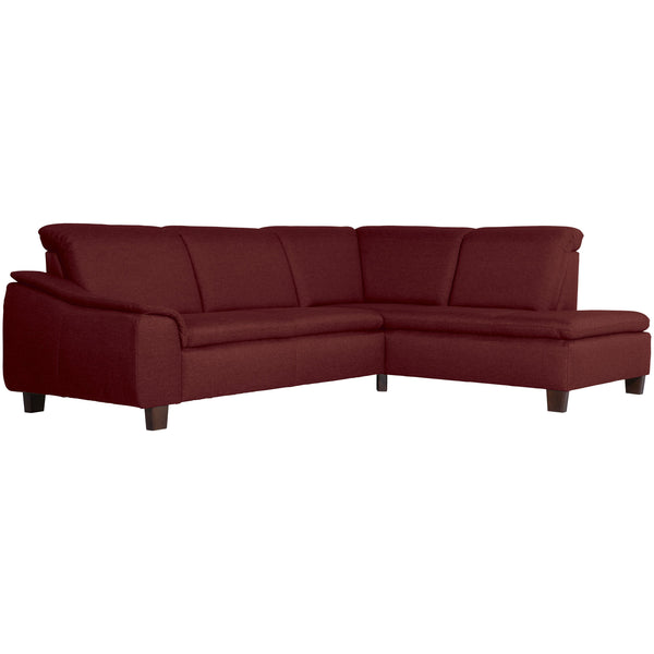 Max Winzer 2.5-seater sofa left with corner sofa right Aaron red