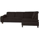 Max Winzer Sofa 2,5-Sitzer links mit Ecksofa rechts Aaron schoko