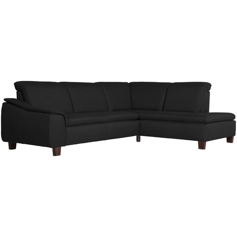 Max Winzer 2.5-seater sofa left with corner sofa right Aaron black