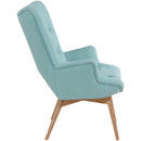 Max Winzer high-back chair Aiko aqua