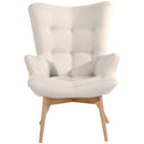Max Winzer high-back chair Aiko cream
