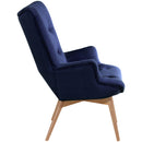 Max Winzer high-back chair Aiko dark blue