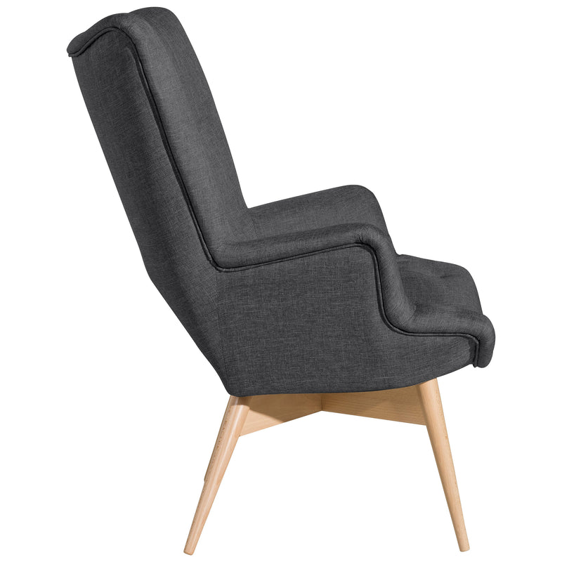 Max Winzer high-back chair Aiko graphite