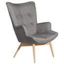 Chaise à dossier haut Max Winzer Aiko gris clair