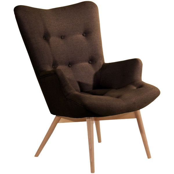 Max Winzer high-back chair Aiko chocolate