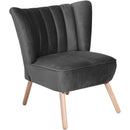 Fauteuil Max Winzer Alessandro anthracite