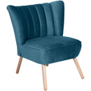 Fauteuil Max Winzer Alessandro pétrole