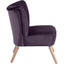 Fauteuil Max Winzer Alessandro violet