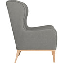 Max Winzer wingback chair Angelo light grey