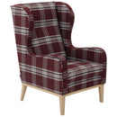 Max Winzer wingback chair Angelo red