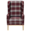 Max Winzer wingback chair Angelo red