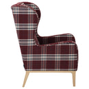 Max Winzer wingback chair Angelo red