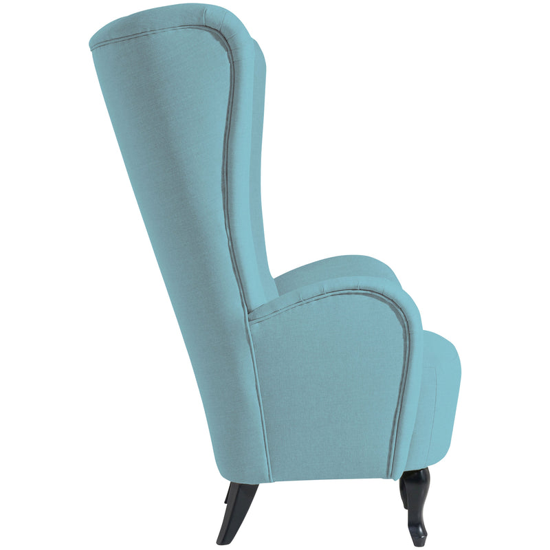 Max Winzer high-back chair Aurora aqua